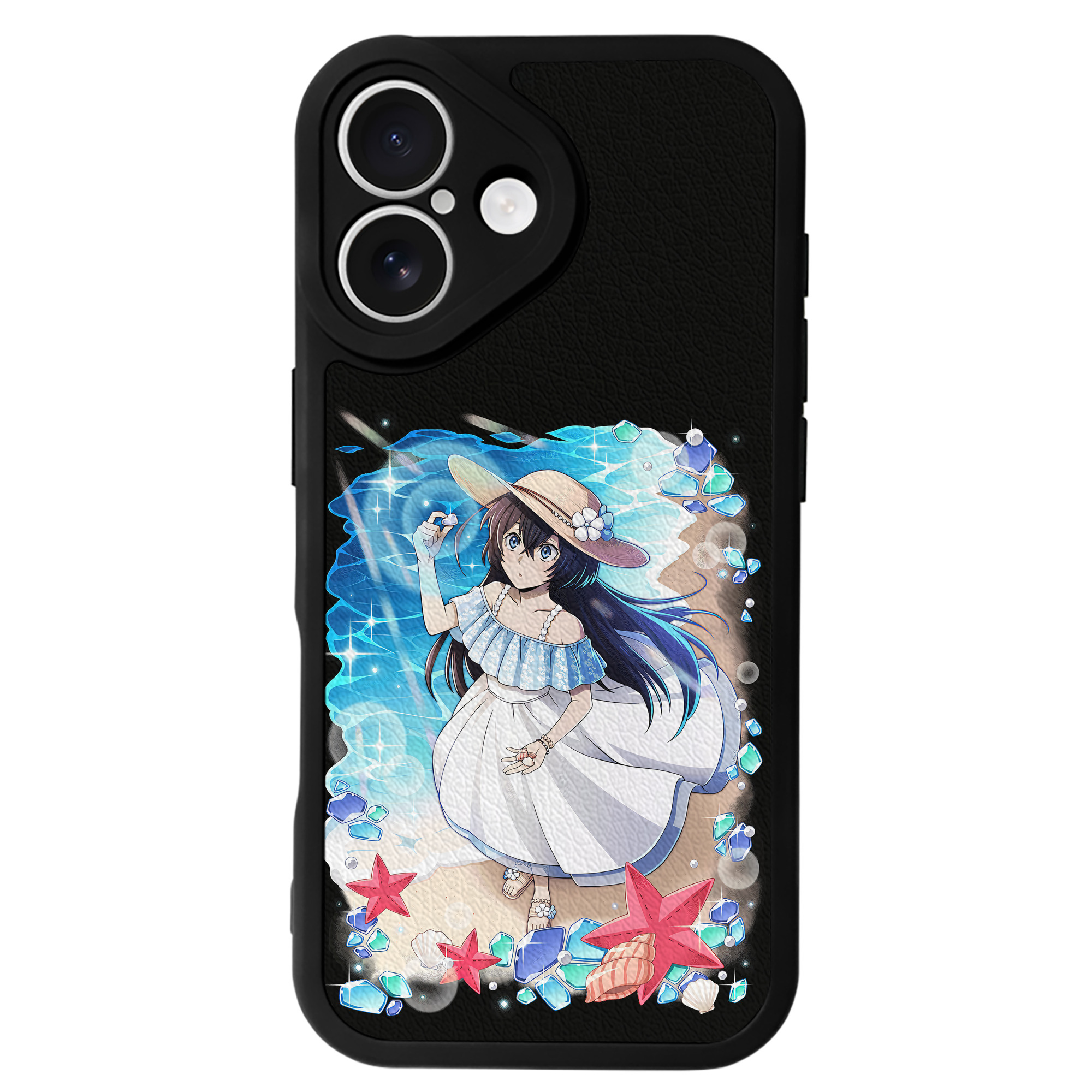（画像用） 文豪ストレイドッグス Bungo Stray Dogs 【iPhone 16シリーズ対応】シリコンスマホケース（レザー調） 材質：シリコン